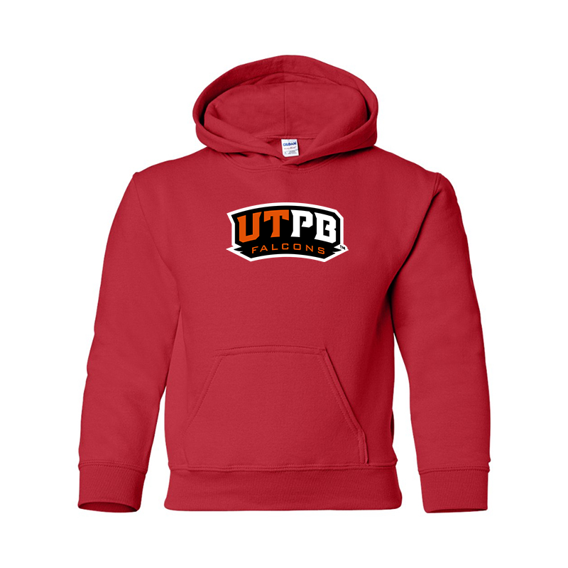 Youth UTPB Falcons Gildan Heavy Blend  Hooded Sweatshirt