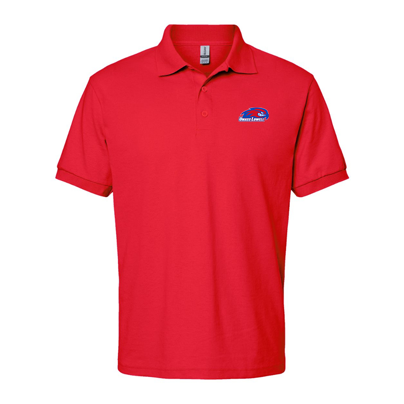 Men's UMass Lowell River Hawks Gildan Dry Blend Jersey Polo