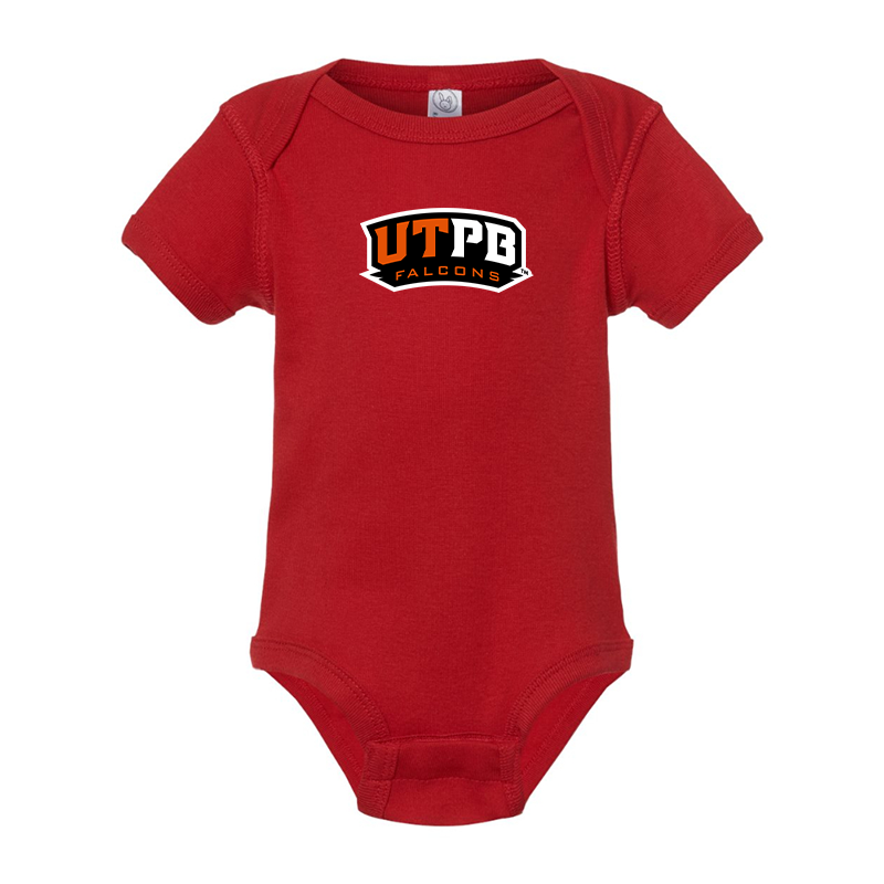 UTPB Falcons  Rabbit Skins Infant Baby Rib Bodysuit