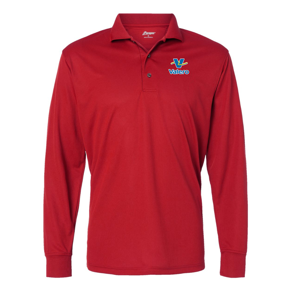 Men's  Valero Gas Station Paragon Prescott Long Sleeve Polo