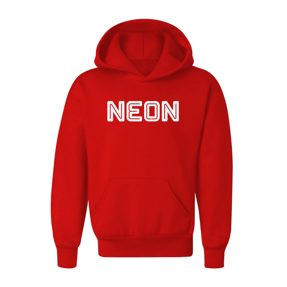 Youth Neon Logo Pullover Hoodie