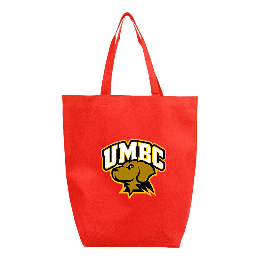 UMBC Retrievers Q-Tees Non-Woven Gusset Bottom Tote