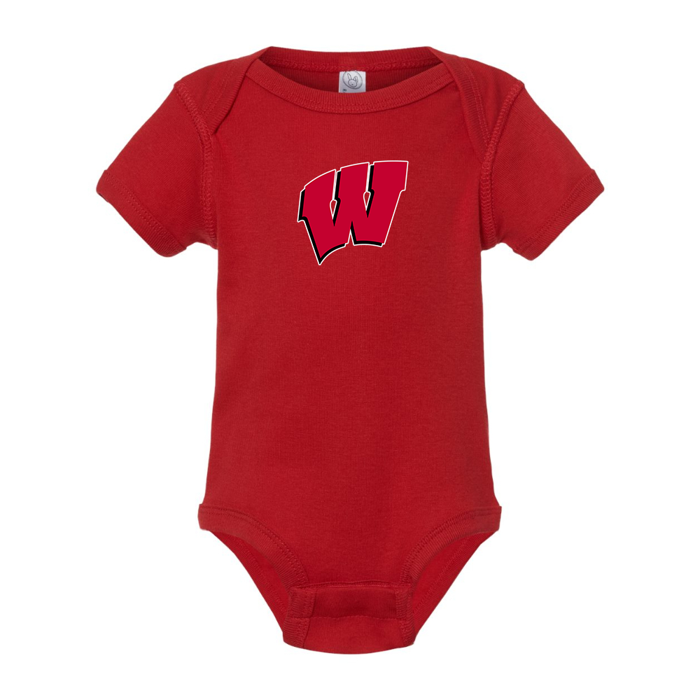 Wisconsin Badgers Rabbit Skins Infant Baby Rib Bodysuit