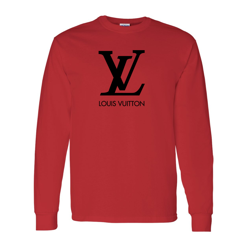 Men's Louis Vuitton Cotton Long Sleeve T-Shirt