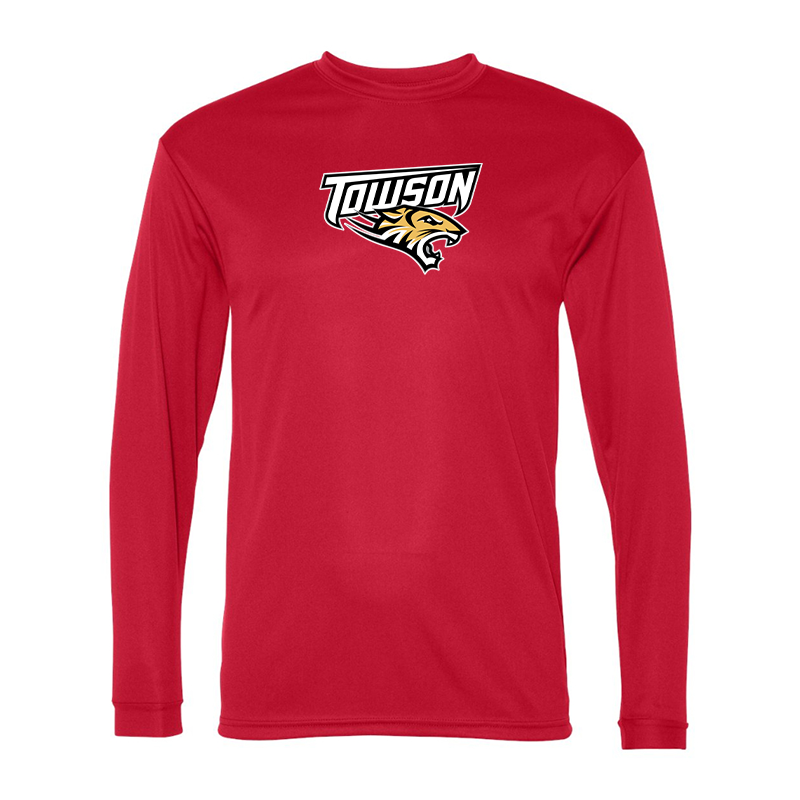 Men's Towson Tigers Performance Long Sleeve T-Shirt