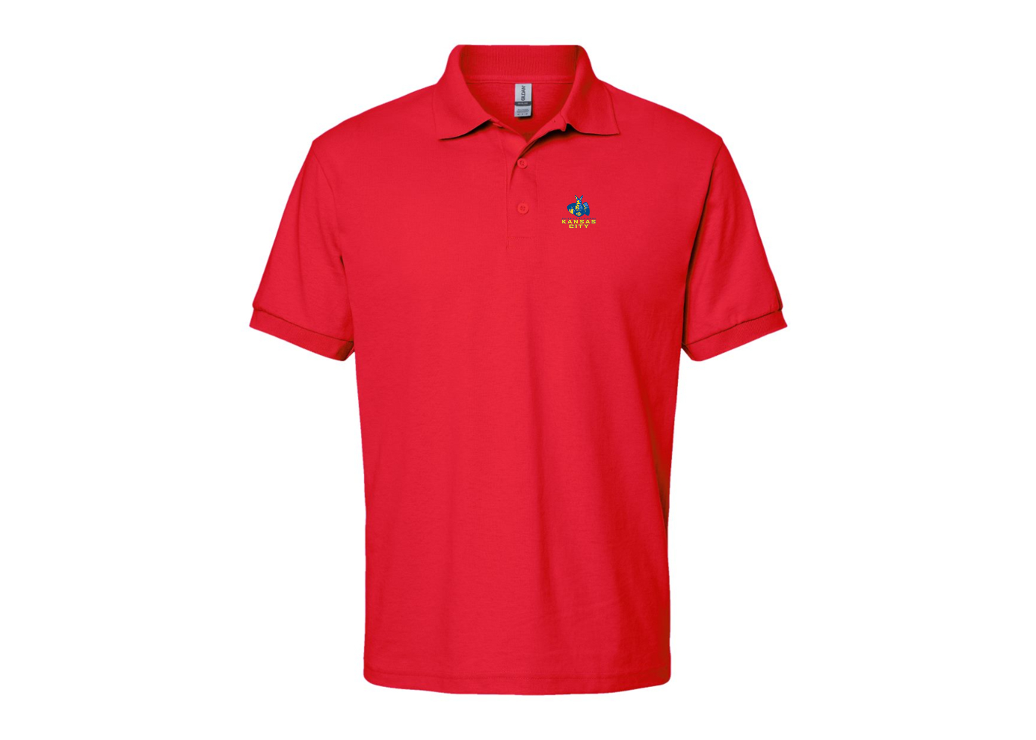 Men's UMKC Kangaroos Gildan Dry Blend Jersey Polo