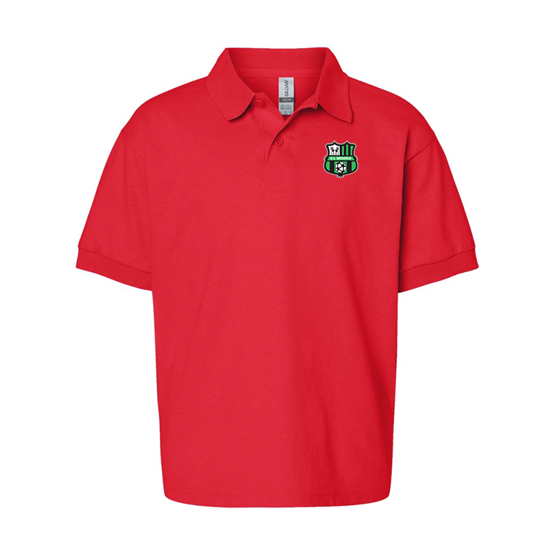 Youth U.S. Sassuolo Soccer Gildan Dry Blend Jersey Polo
