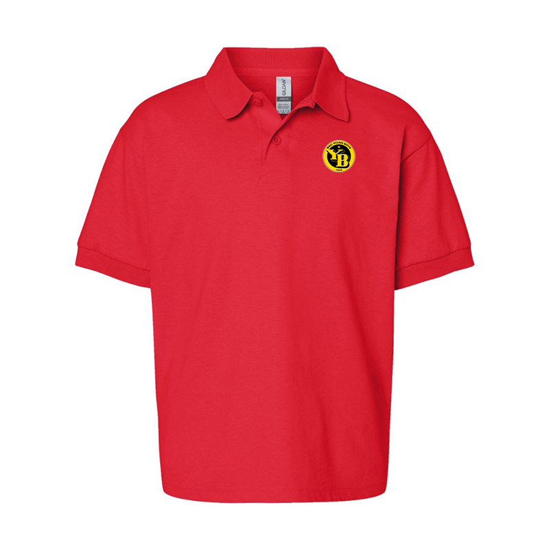 Youth Young Boys Soccer Gildan Dry Blend Jersey Polo
