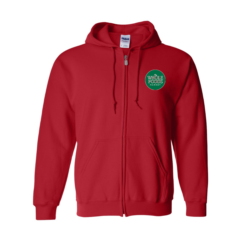 Men's Whole Foods Market Gildan  Heavy Blend Full Zip Hooded Sweatshirt