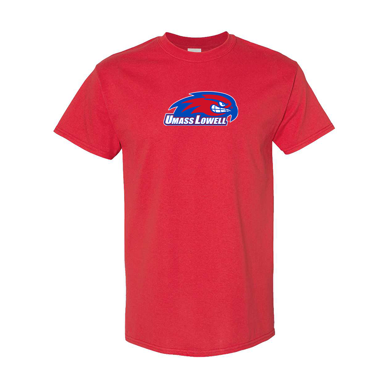 Men's  UMass Lowell River Hawks Gildan Heavy Cotton T-Shirt