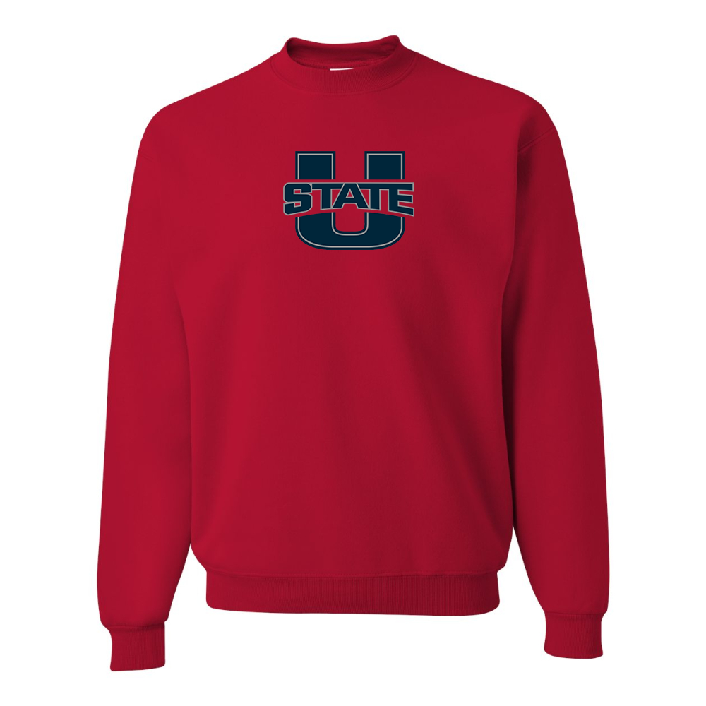Men's Utah State Aggies JERZEES NuBlend Crewneck Sweatshirt