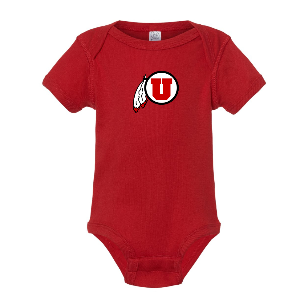 Utah Utes Rabbit Skins Infant Baby Rib Bodysuit