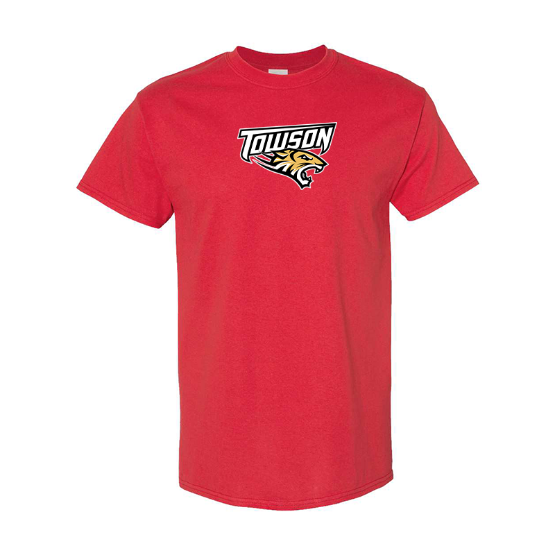 Men's Towson Tigers Gildan Heavy Cotton T-Shirt