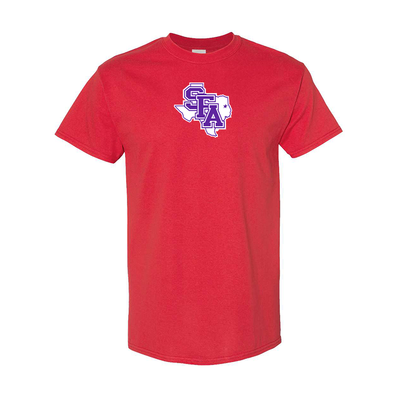 Men's Stephen F. Austin Lumberjacks  Gildan Heavy Cotton T-Shirt
