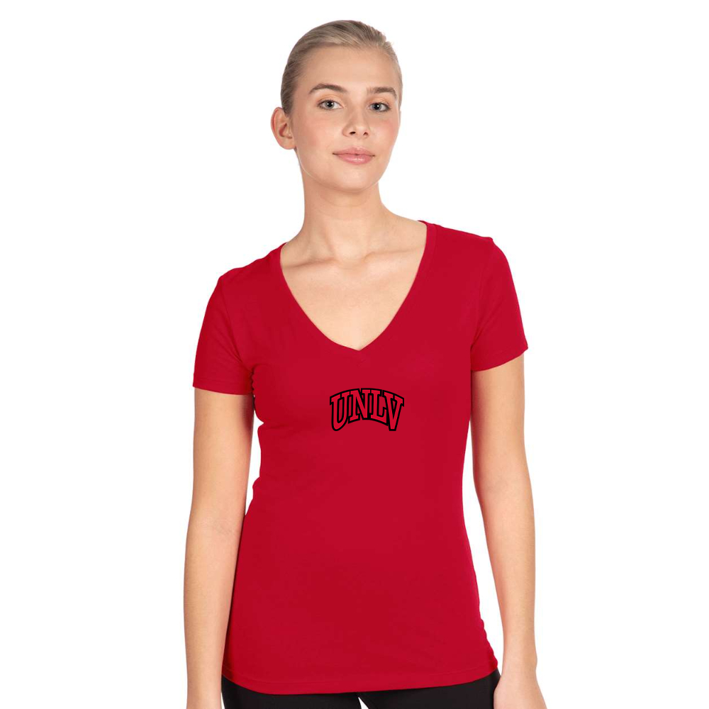 Women's UNLV Rebels  Next Level V-Neck T-Shirt