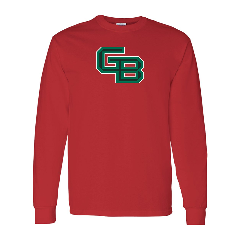Men's Wisconsin Green Bay Phoenix Gildan Heavy Cotton Long Sleeve T-Shirt