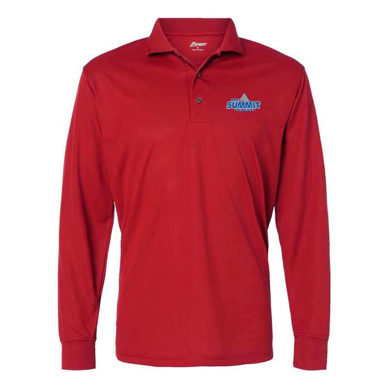 Men's  The Summit League  Paragon Prescott Long Sleeve Polo