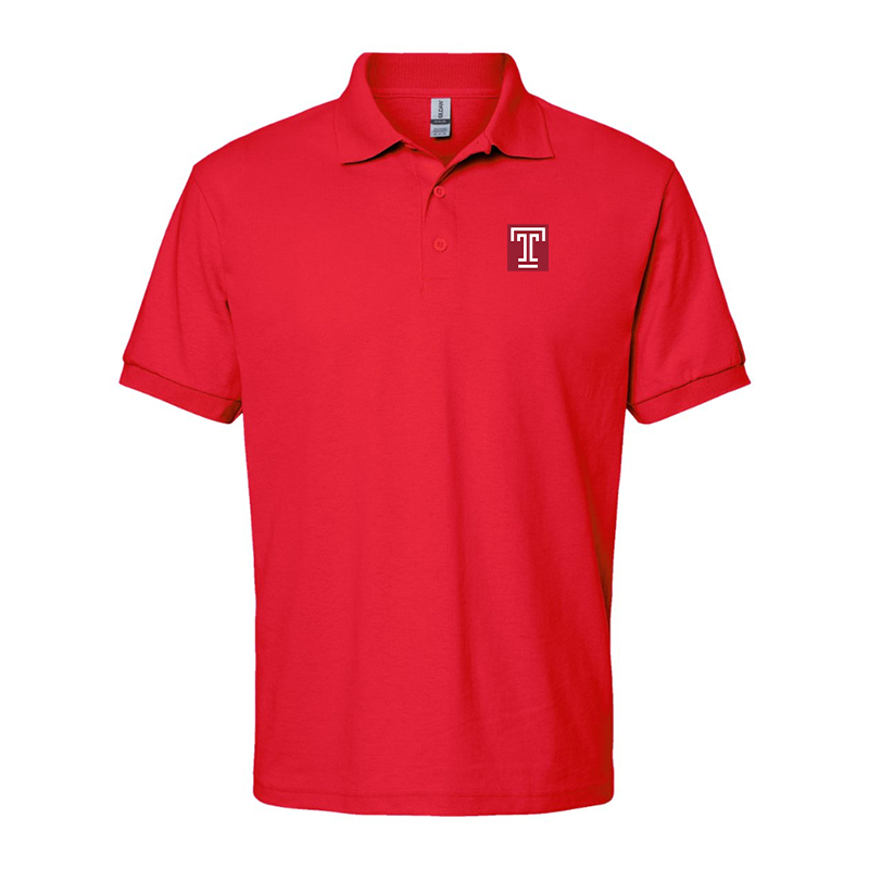 Men's Temple Owls Gildan Dry Blend Jersey Polo