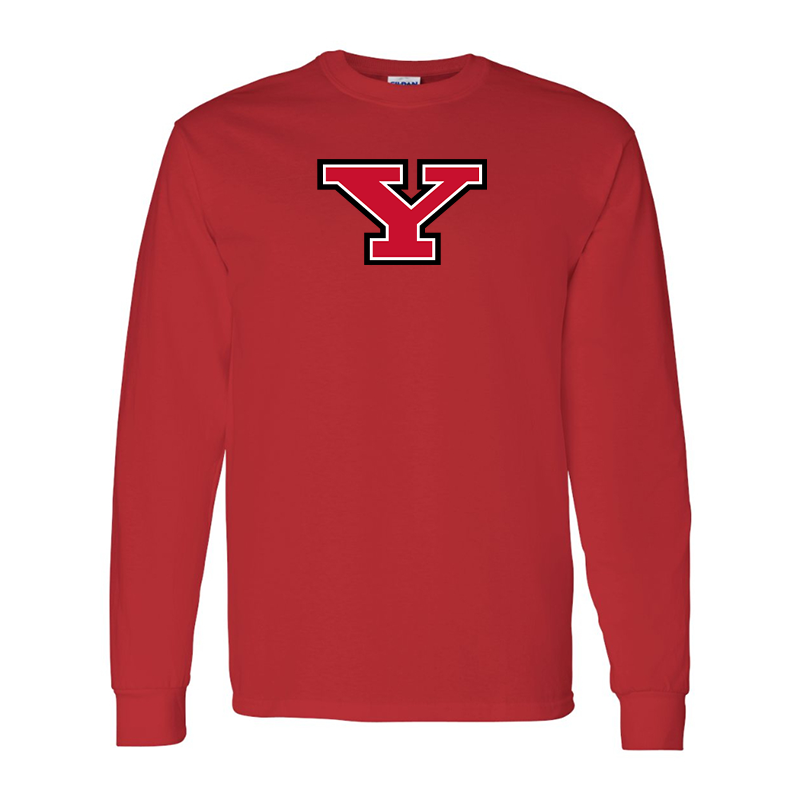 Men's Youngstown State Penguins Gildan Heavy Cotton Long Sleeve T-Shirt