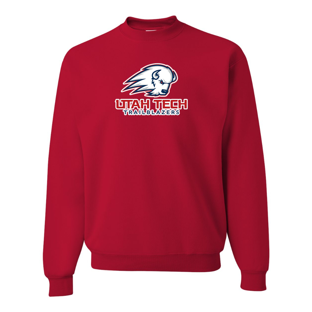Men's Utah Tech Trailblazers JERZEES NuBlend Crewneck Sweatshirt