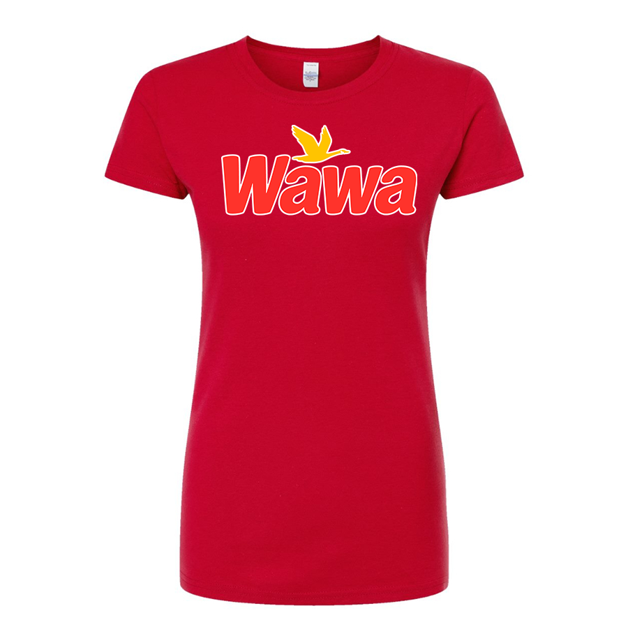 Women’s   Wawa Gas Station Round Neck T-Shirt