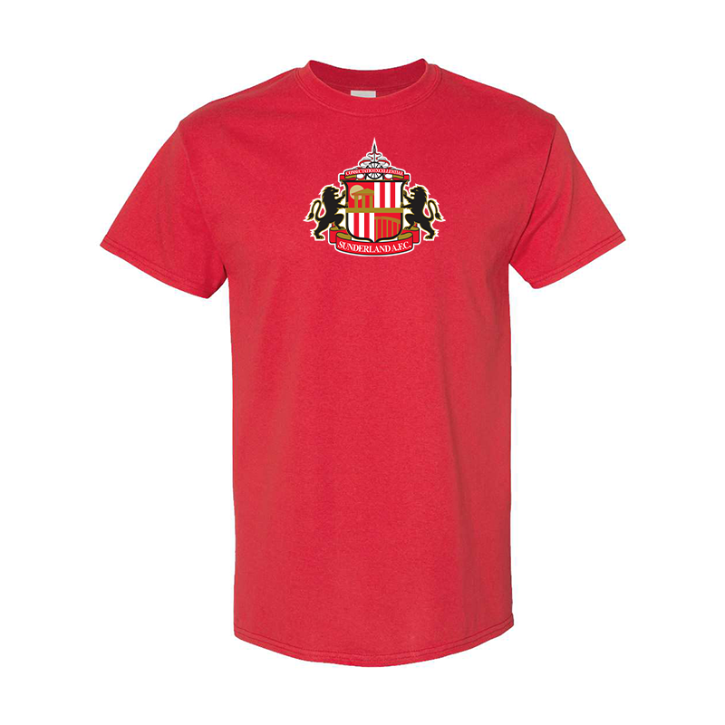 Men's  Sunderland AFC Soccer  Gildan Heavy Cotton T-Shirt