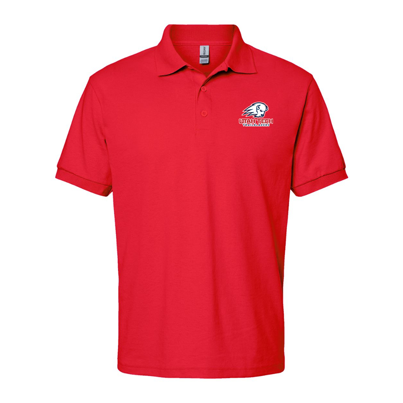 Men's Utah Tech Trailblazers Gildan Dry Blend Jersey Polo