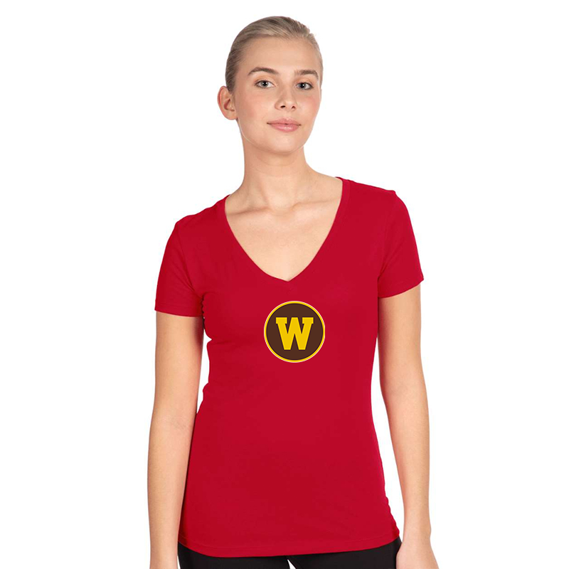 Women's Western Michigan Broncos Next Level V-Neck T-Shirt