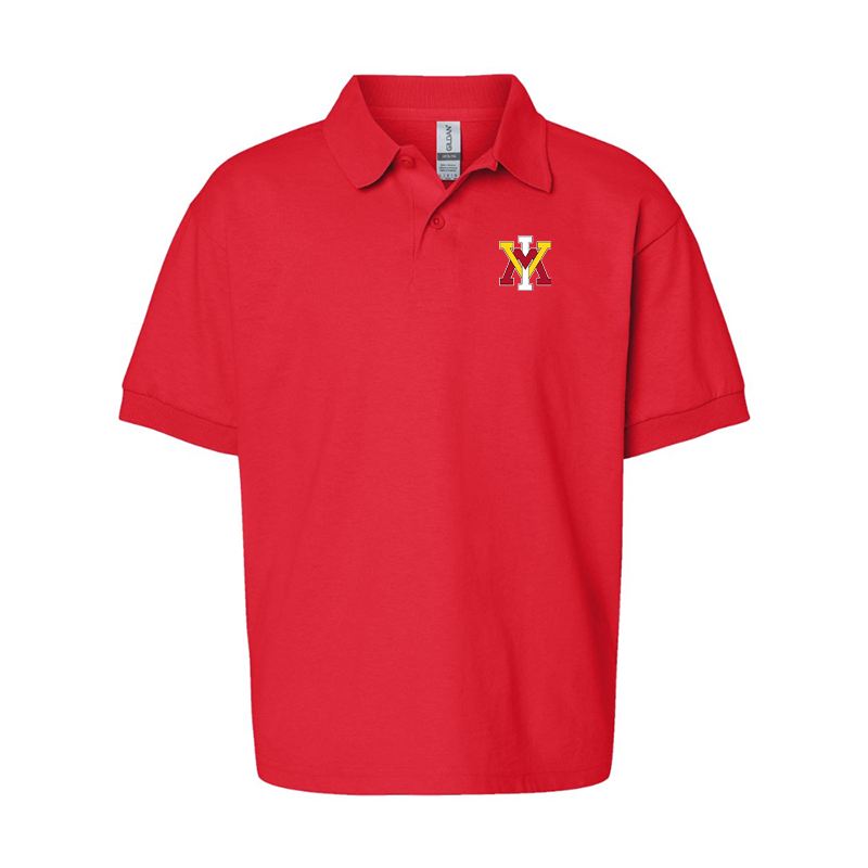 Youth VMI Keydets Gildan Dry Blend Jersey Polo
