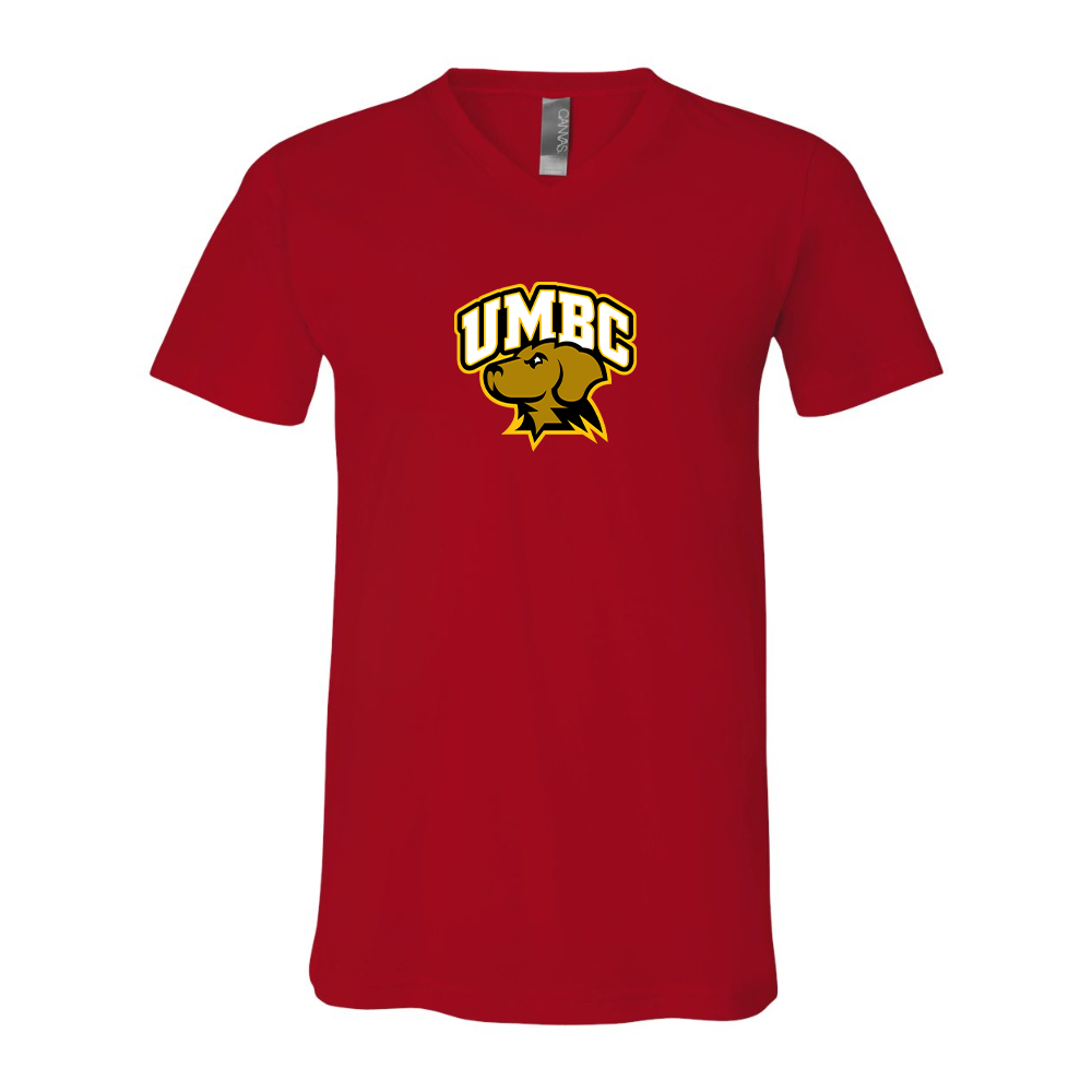 UMBC Retrievers BELLA  CANVAS - Jersey V-Neck T-Shirt