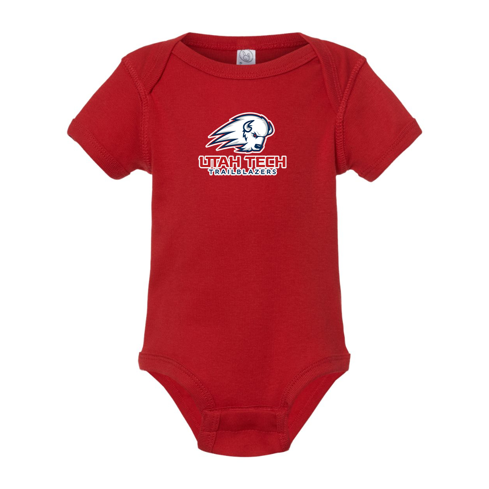 Utah Tech Trailblazers Rabbit Skins Infant Baby Rib Bodysuit