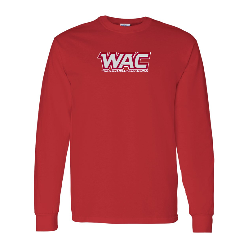 Men's Western Athletic Conference Gildan Heavy Cotton Long Sleeve T-Shirt