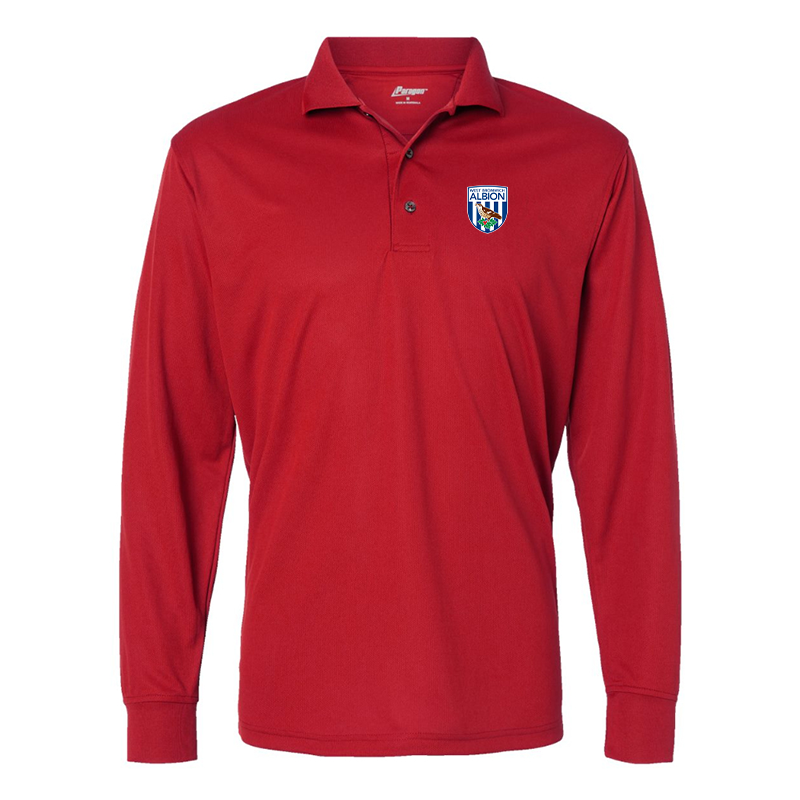 Men's West Bromwich Albion Soccer Paragon Prescott Long Sleeve Polo