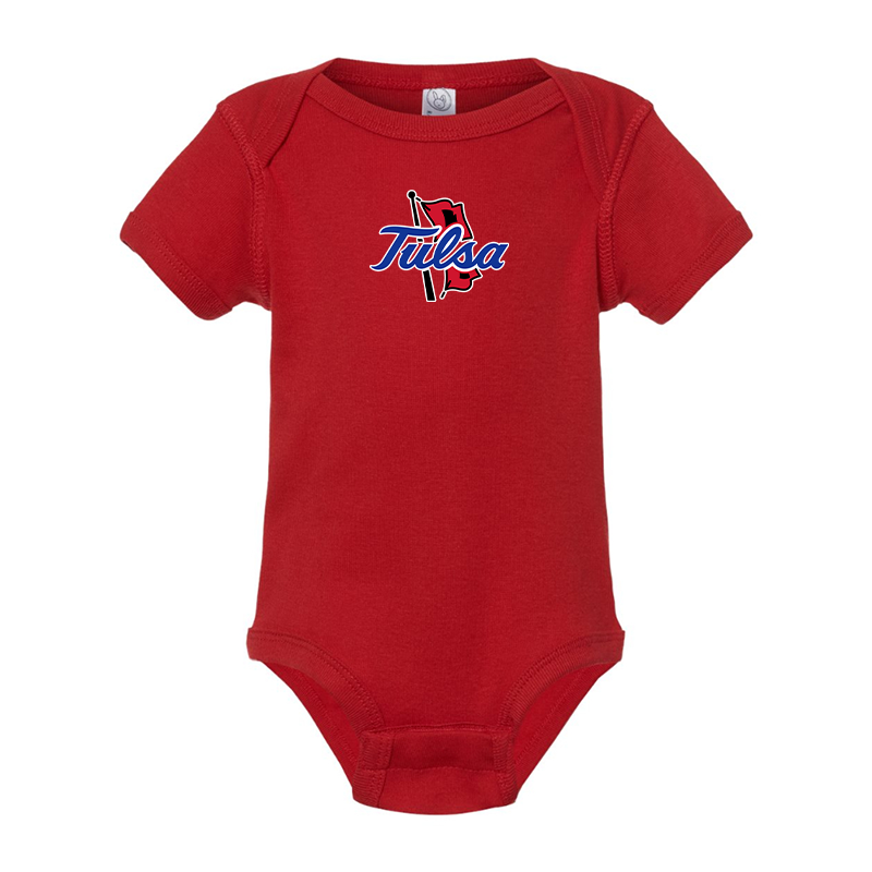 Tulsa Golden Hurricane  Rabbit Skins Infant Baby Rib Bodysuit
