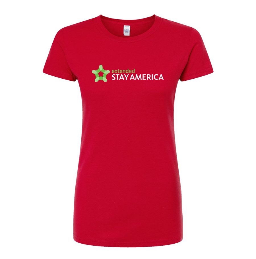 Women’s Extended Stay America  Round Neck T-Shirt
