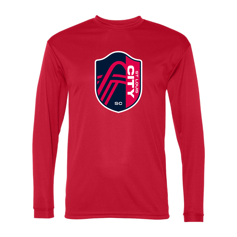 Men's St. Louis City Soccer Performance Long Sleeve T-Shirt