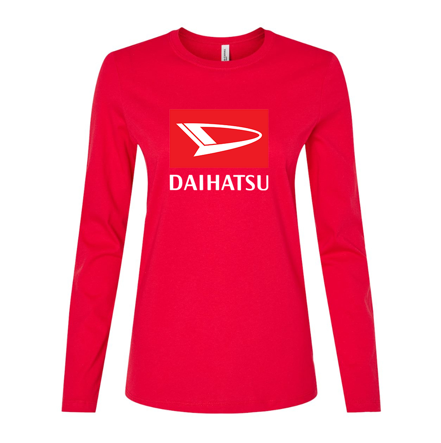 Women's Daihatsu Car Truck Long Sleeve T-Shirt