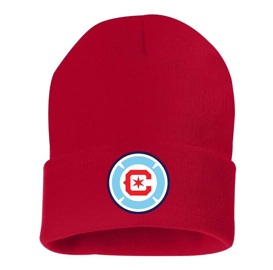 Chicago fire Soccer Beanie Hat