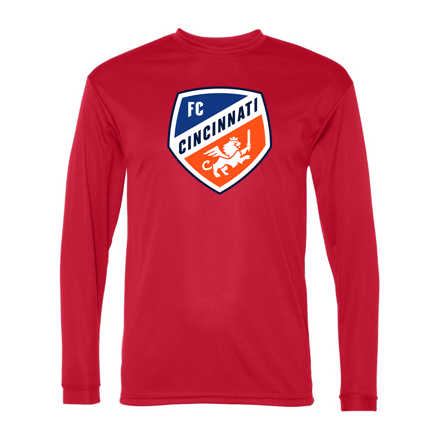 Men's  FC Cincinnati Polyester Long Sleeve T-Shirt