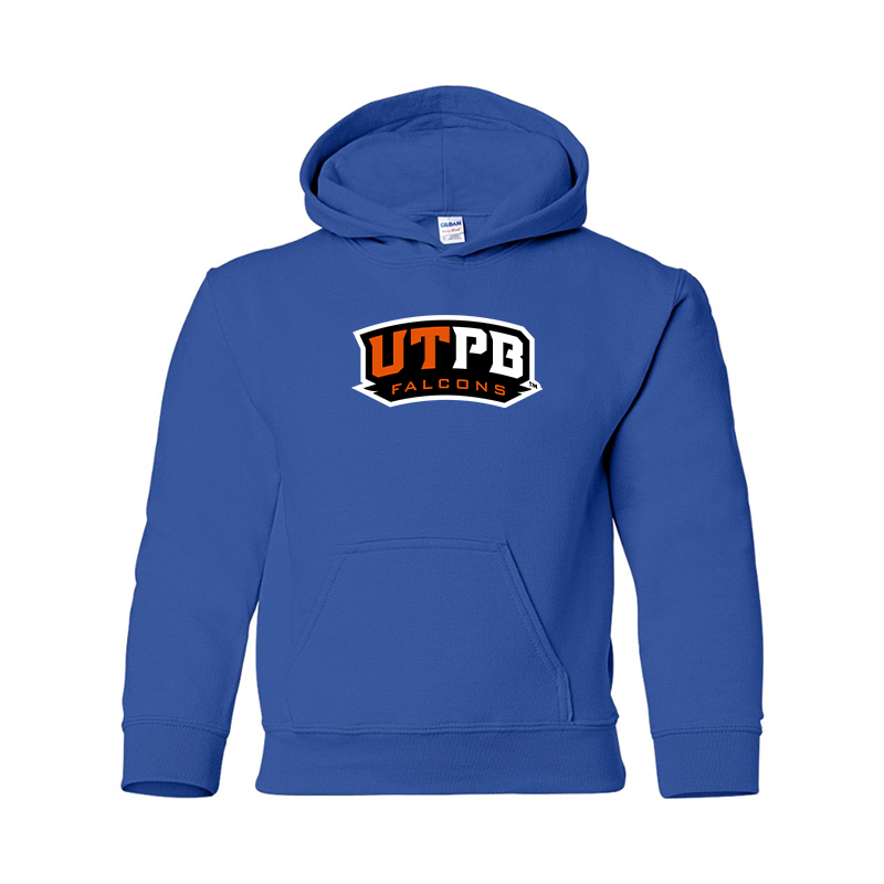 Youth UTPB Falcons Gildan Heavy Blend  Hooded Sweatshirt