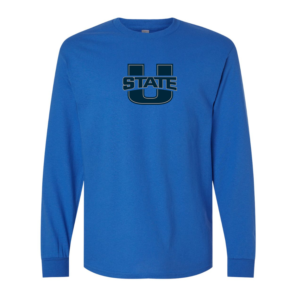 Men's Utah State Aggies Gildan Heavy Cotton Long Sleeve T-Shirt