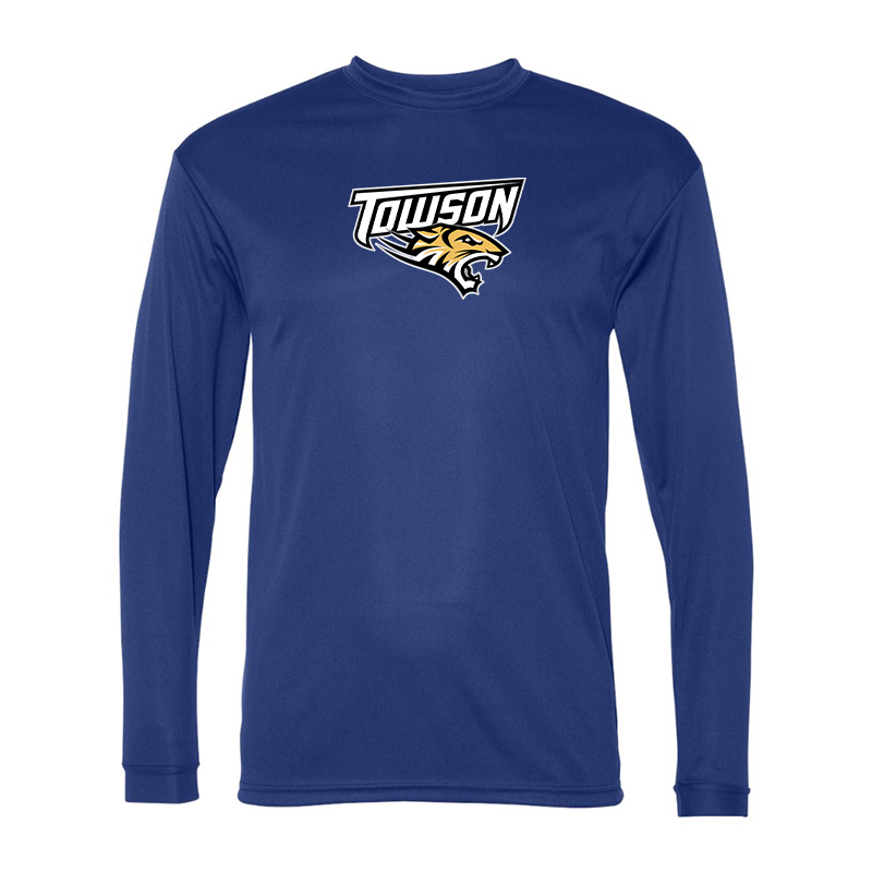 Men's Towson Tigers Performance Long Sleeve T-Shirt