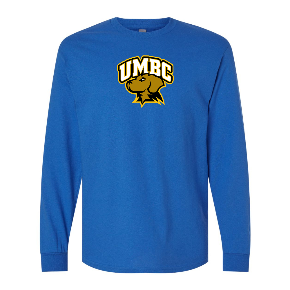 Men's  UMBC Retrievers Gildan Heavy Cotton Long Sleeve T-Shirt