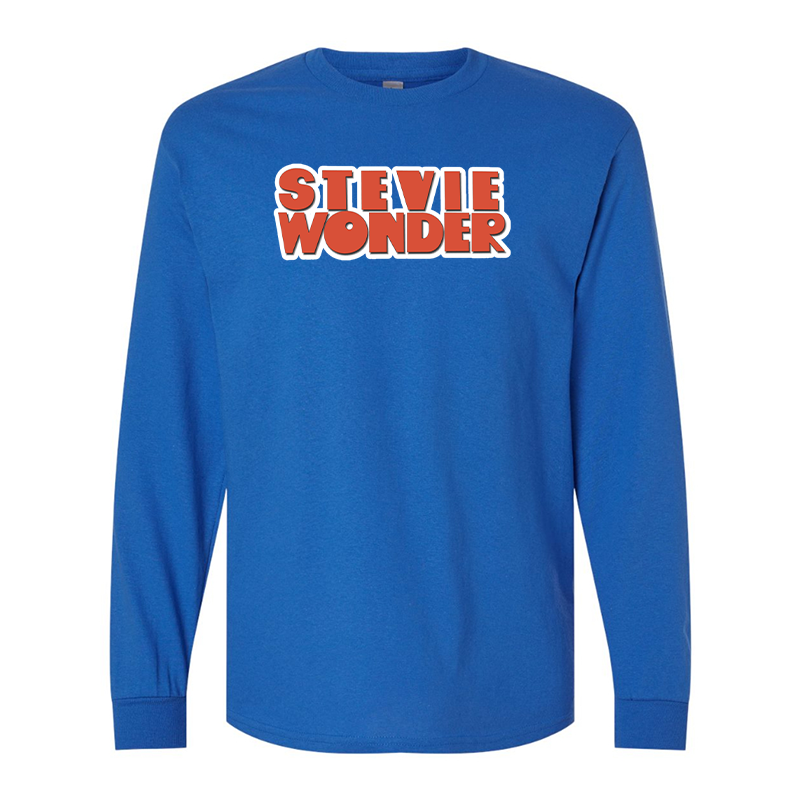 Men's Stevie-Wonder Gildan Heavy Cotton Long Sleeve T-Shirt