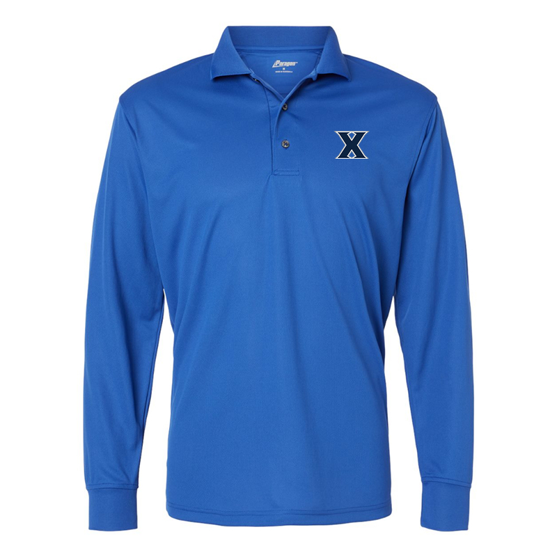 Men's Xavier Musketeers Paragon Prescott Long Sleeve Polo