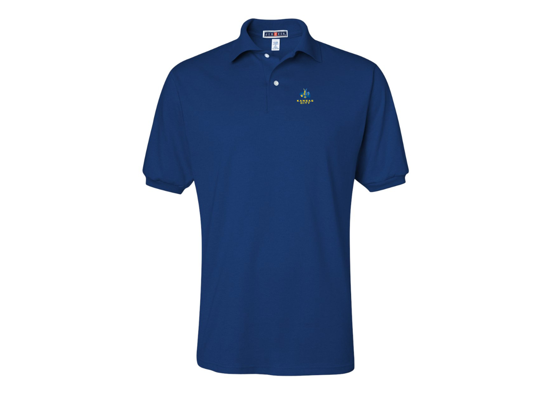 Men's UMKC Kangaroos JERZEES SpotShield polo