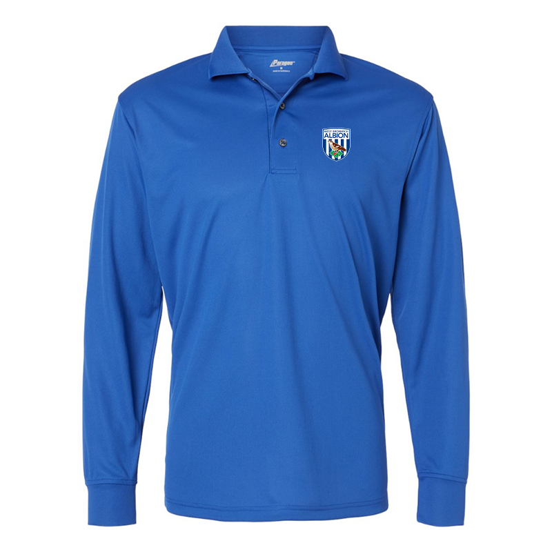Men's West Bromwich Albion Soccer Paragon Prescott Long Sleeve Polo