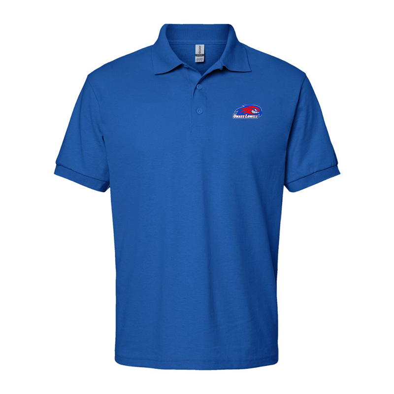 Men's UMass Lowell River Hawks Gildan Dry Blend Jersey Polo
