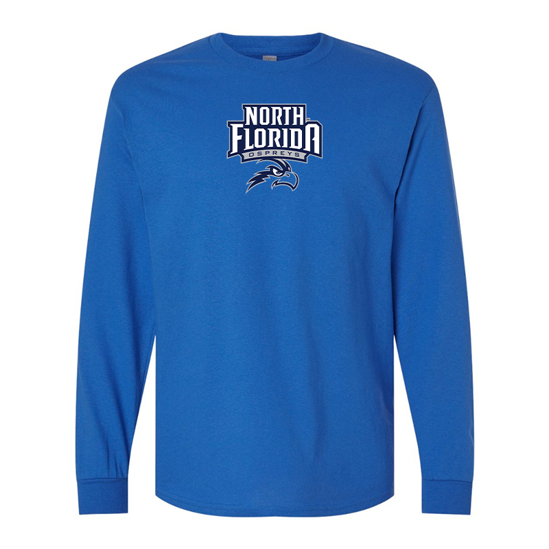Men's  UNF Ospreys  Gildan Heavy Cotton Long Sleeve T-Shirt