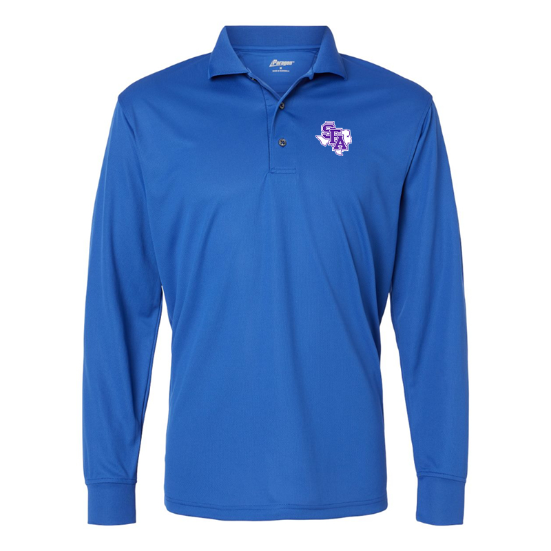 Men's   Stephen F. Austin Lumberjacks  Paragon Prescott Long Sleeve Polo